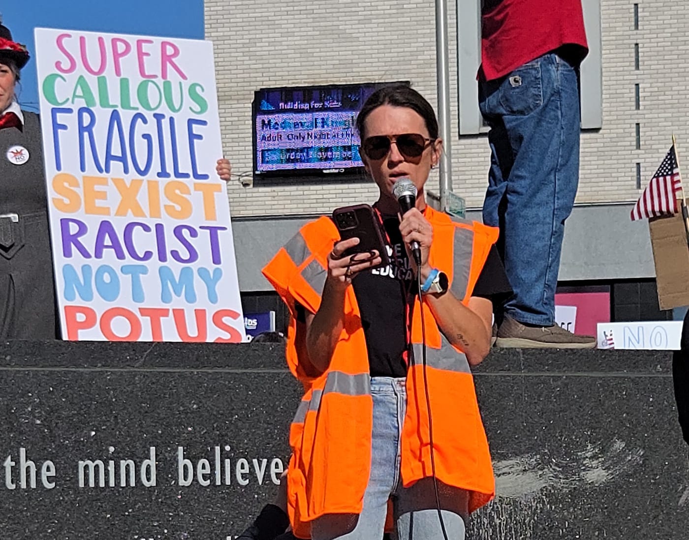 Democracy, freedom from tyranny at top of protesters' list of concerns at No Kings Rally