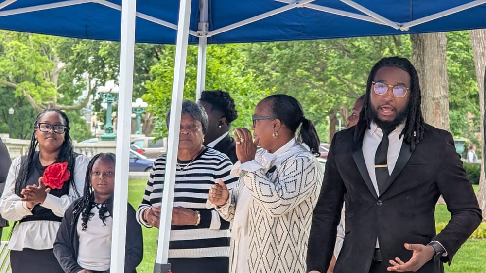 Evers raises Juneteenth flag over Wisconsin Capitol, honors the late Michael Johnson post image