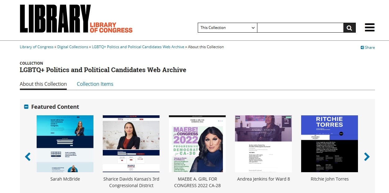 US Library of Congress to place Dairyland Patriot story on trans woman into its LGBTQ+ archives post image