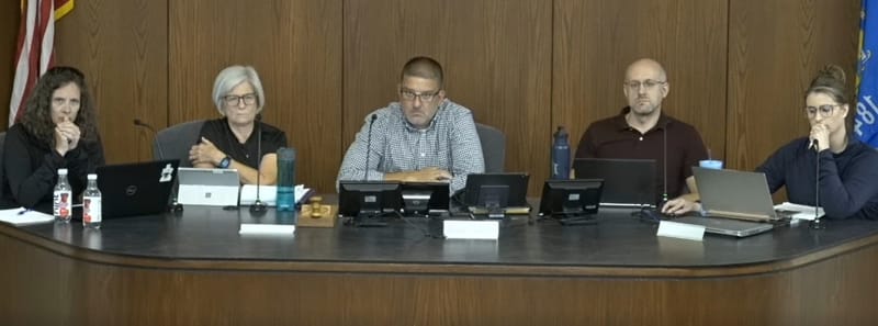 The Safety and Licensing Committee questions the AASD Superintendent on the matter of the new truancy ordiance on Aug. 13.