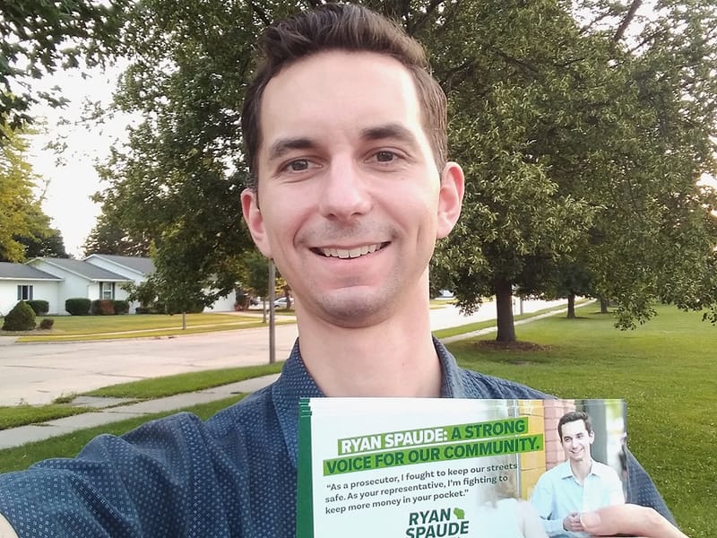 Incumbent Spaude trying to overcome billionaires' money, negative ads to hold crucial seat post image